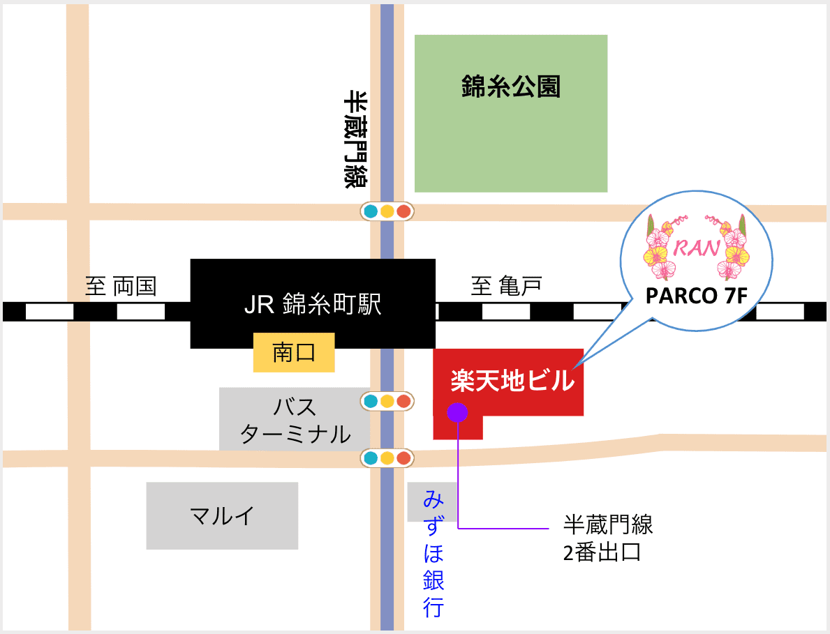 交通案内 錦糸町駅前レディースクリニック